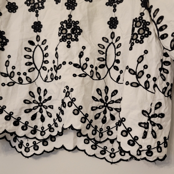 Zara Eyelet Crop Top - Picture 7 of 13